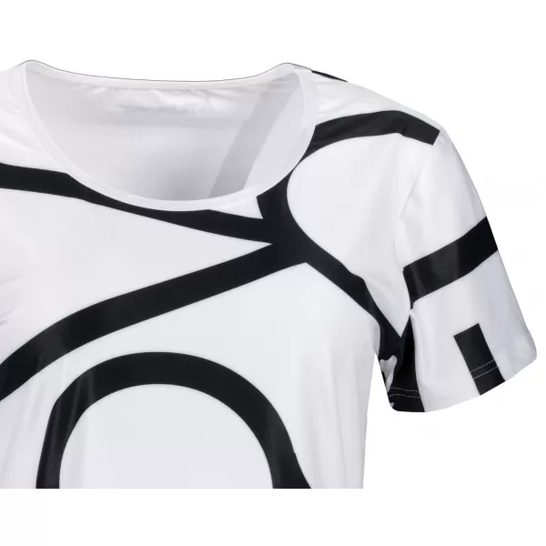  Damen erweitert T -Shirt Premium ALTISPORT VOJ/ALW085SAT02 WEIß 
