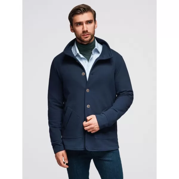  Herren-Sweatshirt OMBRE OM-SSDS-0131 MARINEBLAU 