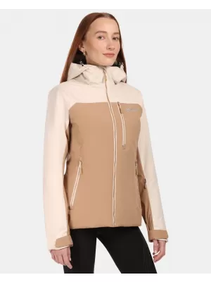 Damen-Skijacke KILPI FLIP-W ZL0110KI BEIGE