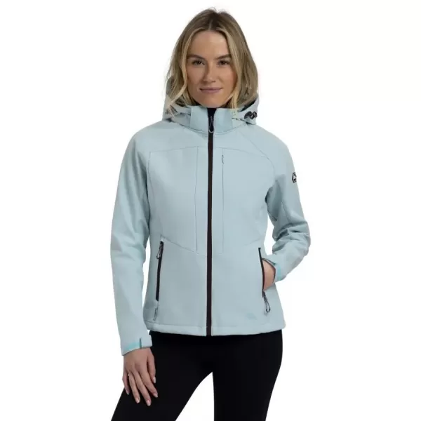  Softshelljacke für Damen TRESPASS FRYATT MEERESSCHAUMMERGEL 