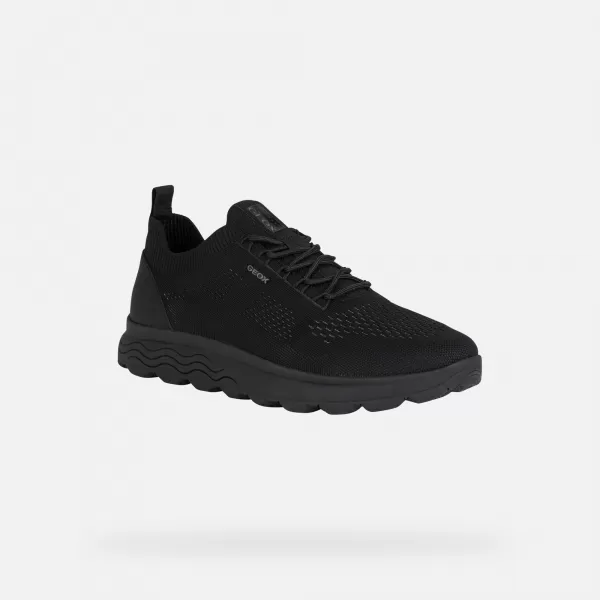  Herren-Sneaker GEOX SPHERICA G002564 SCHWARZ 