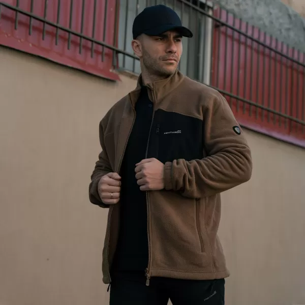  Herren-Sweatshirt PENTAGON ATHOS 2.0 MEN΄S FLEECE JACKET K08047 KOJOTE 
