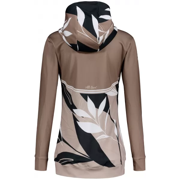  Hochwertiges Damen-Sweatshirt mit Reißverschluss ALTISPORT VOJ/ALW128MI02 KAFFEE 