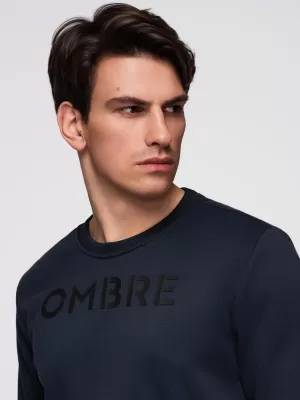 Herren-Sweatshirt OMBRE B1711 MARINEBLAU