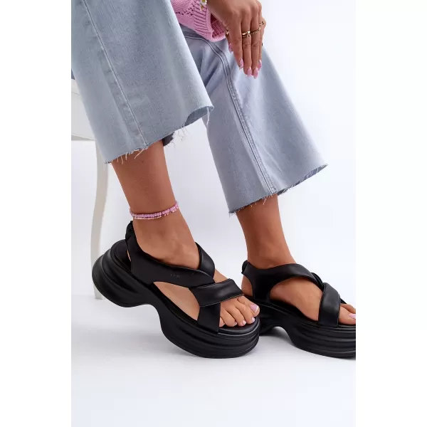  Damensandalen ZAZOO 2743 SCHWARZ 