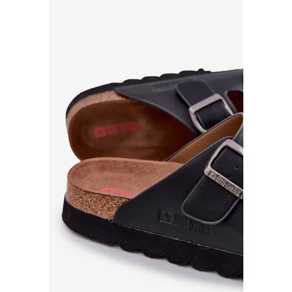 Herrenhausschuhe BIG STAR NN174531 SCHWARZ Big Star Shoes 
