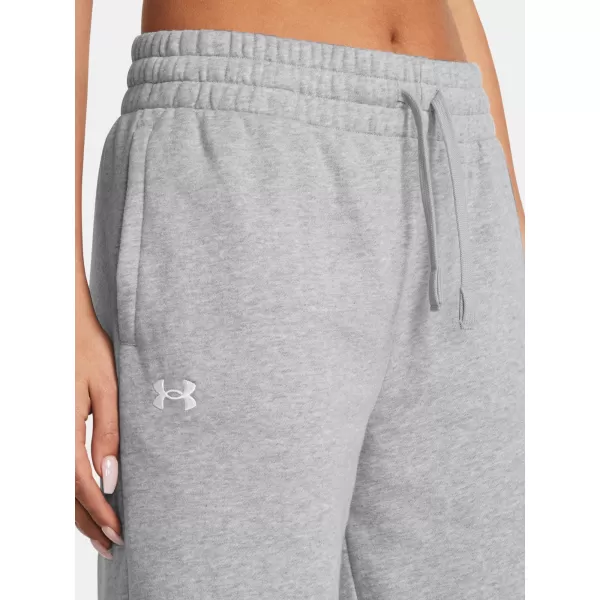  Sporthose für Damen UNDER ARMOUR UA RIVAL FLC STRAIGHT PANT 1381847-011 GRAU 