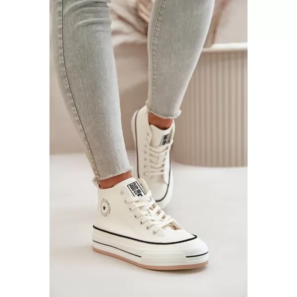  Damen-Sneaker BIG STAR OO274061 WEISS Big Star Shoes 