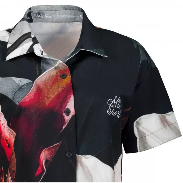  Premium-Shirt für Damen ALTISPORT VOJ/ALW117KOS01 LILIENDUNKEL 
