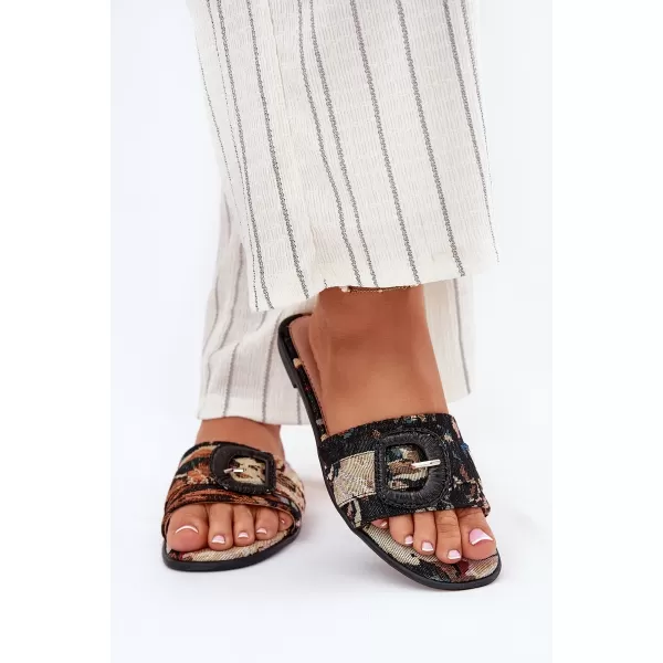  Damenhausschuhe BOTO CLARIOLA 37411 SCHWARZ 