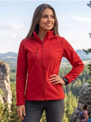 Softshelljacke für Damen ALTISPORT NoPrint NP/ALW945 ROT