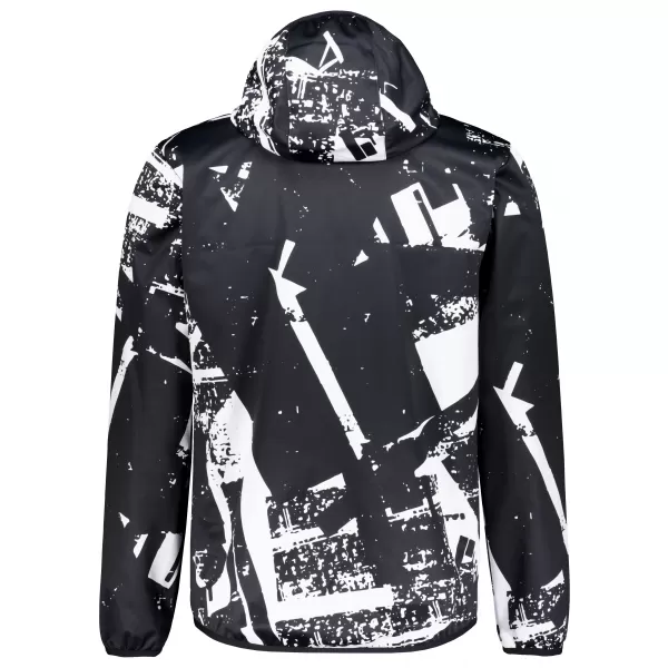  Premium-Softshelljacke für Herren ALTISPORT VOJ/ALM079JACK01 SCHWARZ UND WEIß 
