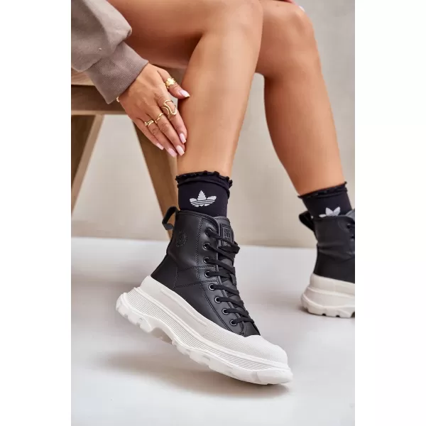  Damen-Sneaker BIG STAR OO274A599 SCHWARZ Big Star Shoes 