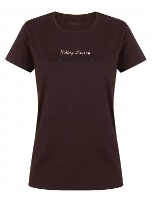 Damen-T-Shirt HUSKY TEE HIKE L BRAUN