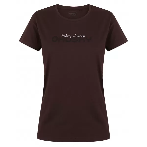  Damen-T-Shirt HUSKY TEE HIKE L BRAUN 