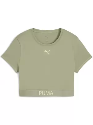 Damen-T-Shirt PUMA W STRONG TEE - SHORT 526805-82 LUX-ARMEE