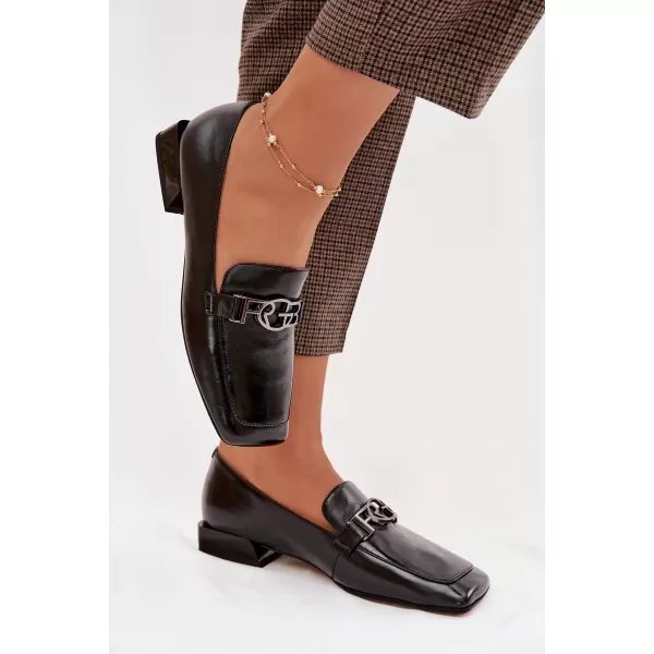  Damenmokassins D&A CR61-3125 SCHWARZ 