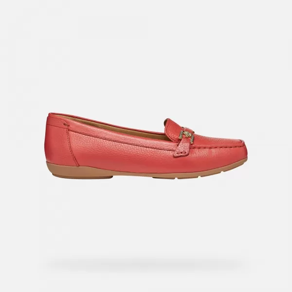 Damenmokassins GEOX ANNYTAH MOC G012826 ROT 