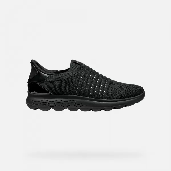  Damen-Sneaker GEOX SPHERICA PLUS G012964 SCHWARZ 