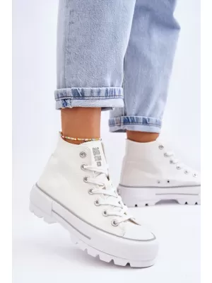 Damen-Sneaker BIG STAR LL274156 WEISS Big Star Shoes