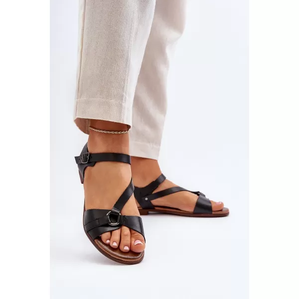  Damensandalen ZAZOO 40182 SCHWARZ 