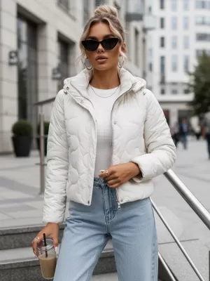 Damenjacke DSTREET TY3582 WEIß