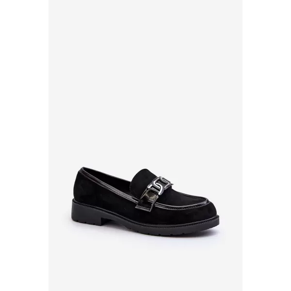  Damenmokassins S.BARSKI HY350A SCHWARZ 