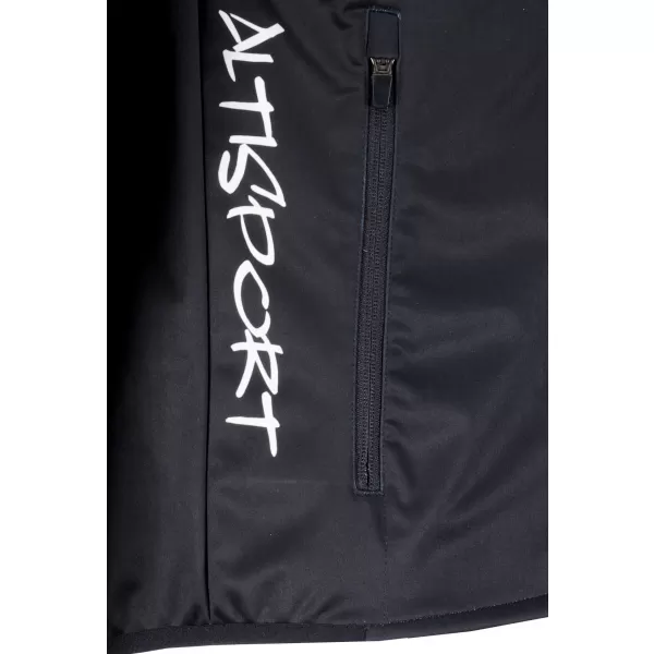  Premium-Softshelljacke für Herren ALTISPORT VOJ/ALM051JACK01 GRÄULICHES SCHWARZ 