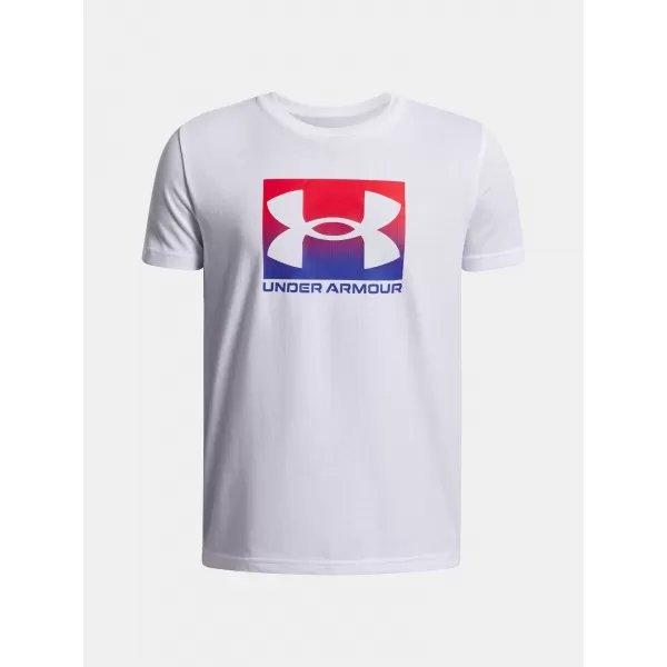  T-Shirt für Jungen UNDER ARMOUR UA B BOXED SPORTS UPDATE SS 1388672-100 WEIß 