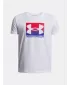 T-Shirt für Jungen UNDER ARMOUR UA B BOXED SPORTS UPDATE SS 1388672-100 WEIß