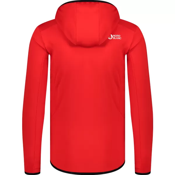  Powerfleece-Sweatshirt für Herren NORDBLANC BRACKEN NBWFM8286 ROT 