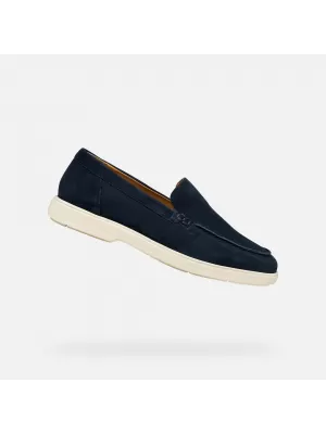 Herrenmokassins GEOX SPHERICA EC17 G014395 DUNKELBLAU