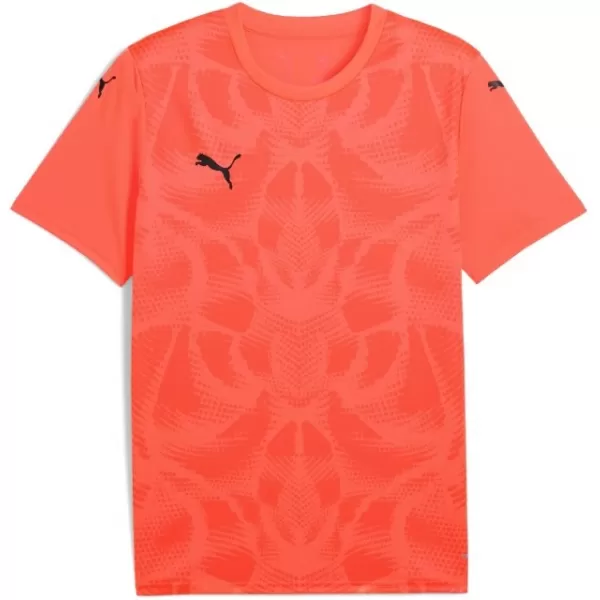  Funktions-T-Shirt für Herren PUMA TEAMULTIMATE JERSEY 706280-38 NEON SUN/ NEON SUN/PUMA BLACK 
