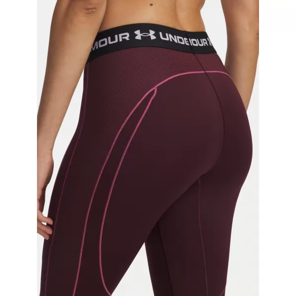  Leggings für Damen UNDER ARMOUR UA COLDGEAR TEXTURED LEGGING 6003997-600 ROT 