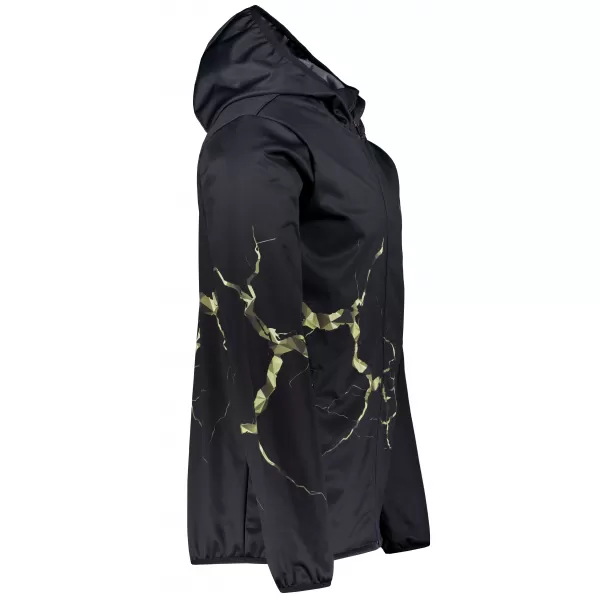  Premium-Softshelljacke für Herren ALTISPORT VOJ/ALM129JACK01 SCHWARZ/MILITÄRISCH 