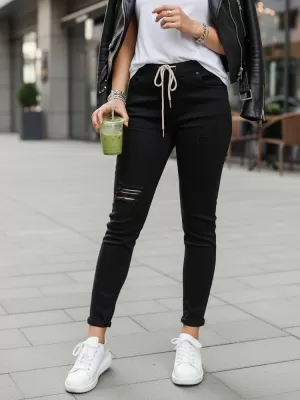 Damenhosen DSTREET UY2857 SCHWARZ