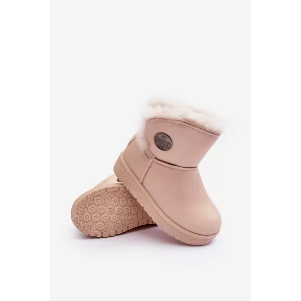  Kinder-Winterschuhe BIG STAR MM374084 BEIGE Big Star Shoes 