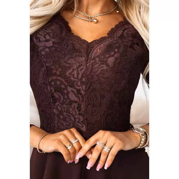  Kleid NUMOCO 309-14 SCHOKOLADE 