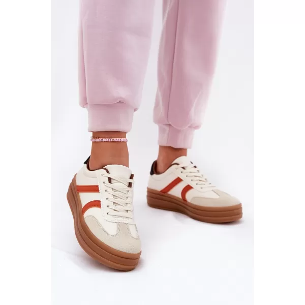  Damen-Sneaker EVENTO TOLIANNA BEIGE/ORANGE 