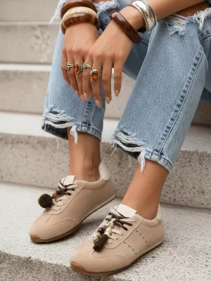 Damenschuhe DSTREET ZY1411 BEIGE