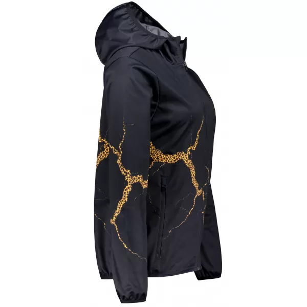  Premium-Softshelljacke für Damen ALTISPORT VOJ/ALW129JACK01 SCHWARZ 