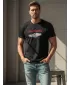 Herren-T-Shirt DSTREET NX055R SCHWARZ