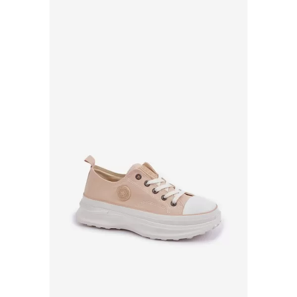  Damen-Sneaker BIG STAR NN274127 BEIGE Big Star Shoes 