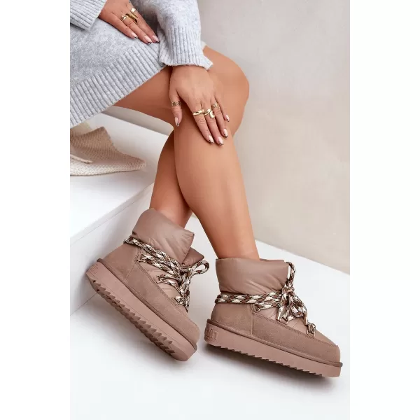  Schneemänner für Frauen D.FRANKLIN DFSH375003 TAUPE 