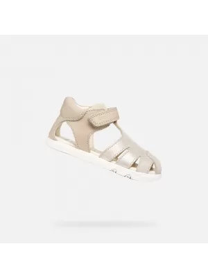 Sandalen für Mädchen GEOX SANDAL STEPPIEUP B656QA0CR85C5000 BEIGE