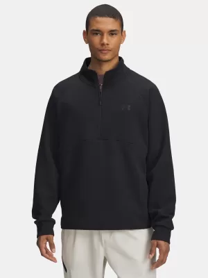 Herren-Sweatshirt UNDER ARMOUR UNSTOPPABLE FLC HALF ZIP 6003868-001 SCHWARZ