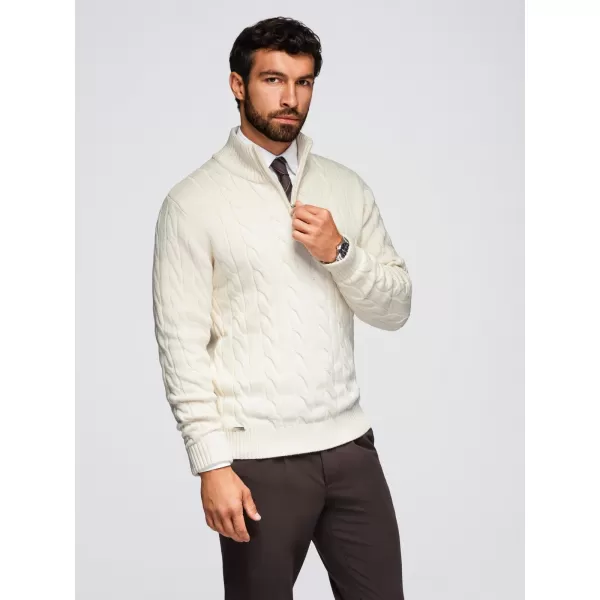  Herrenpullover OMBRE OM-SWZS-0138 CREME 
