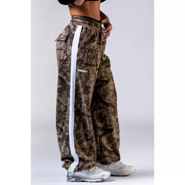  Übergroße Jogginghose POWER 896 HELLBRAUN CAMO Nebbia 