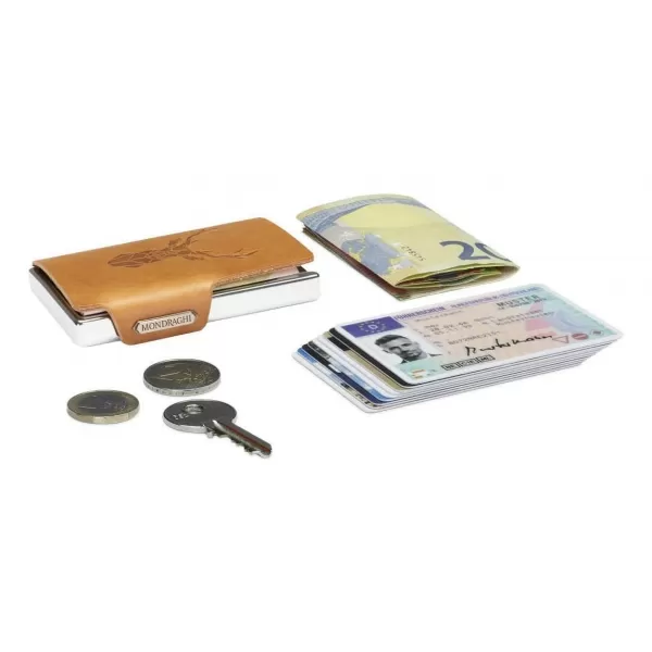  Geldbörse MONDRAGHI Silhouette Modern Deer KARAMELL 