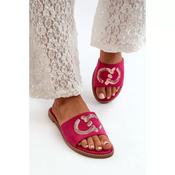  Damen-Flip-Flops S.BARSKI KV27-052 FUCHSIE 